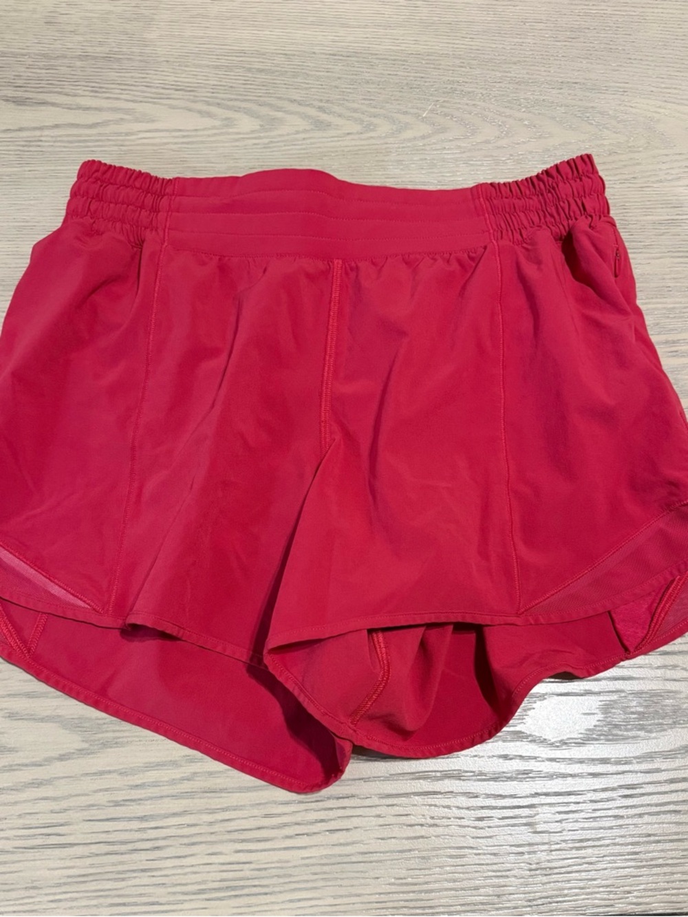 lululemon athletica Women's Berry  Athletic Shorts High Waisted 4” inseam